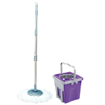 Набір для прибирання Planet Spin Mop Telescopic 9 л пурпурний Набір для прибирання Planet Spin Mop Telescopic 9 л пурпурний