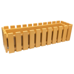 Горщик для квітів балконний Akasya 9 л коричневий Уцінка Горщик для квітів балконний Akasya 9 л коричневий Уцінка