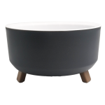 Горщик для квітів Tripot 2,25 л антацитовий