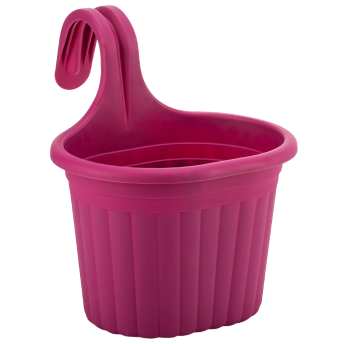 Горшок для цветов балконный подвесной Camellia 3 л фиолетовый