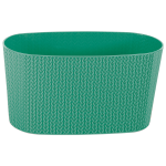 Горщик для квітів балконний з дренажем Sumela 4,7 л зелений Горщик для квітів балконний з дренажем Sumela 4,7 л зелений