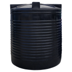 Ємність для зберігання води та рідких добрив 5000 л вертикальна двошарова чорна