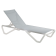 Шезлонг Papatya Wave белый 01, сетка серая 5374