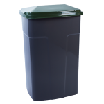 Бак для сміття 90 л темно-сірий - зелений Бак для сміття 90 л темно-сірий - зелений