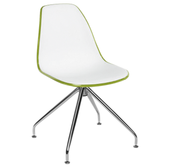 Стул Tilia Eos-Z ножки металлические хаки - белая слоновая кость