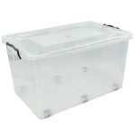 Контейнер на колесах Irak Plastik 50 л прозорий