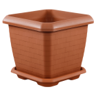 Горщик для квітів з піддоном Hisar 74,3 л теракотовий 