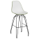 Стілець барний Tilia Eos-M ніжки металеві фарбовані хакі - біла слонова кістка