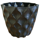 Горщик для квітів Venus 0,75 л чорний