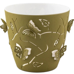 Горшок для цветов 3D 0,7 л тёмно-зелёный Горшок для цветов 3D 0,7 л тёмно-зелёный