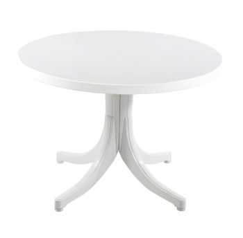 Стол круглый Papatya Фавори 105 белый