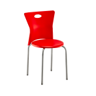 Стул Irak Plastik Vega красный
