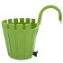 Горшок для цветов балконный подвесной Akasya Single 1,5 л зеленый