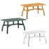 Стол прямоугольный Irak Plastik King 80x140 тик