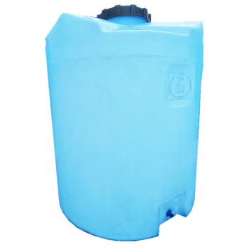 Бочка 750 л вертикальная широкая ВО ПБ голубая