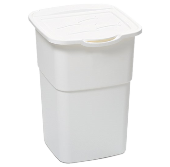 Бак для мусора 50 л Eco белый