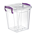 Контейнер на засувках глибокий 1,8 л прозорий
