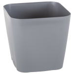 Горщик для квітів з дренажем Safir 0,8 л антрацитовий Горщик для квітів з дренажем Safir 0,8 л антрацитовий