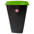 Бак для сортування сміття 70 л Planet "Скло" антрацитовий-зелений