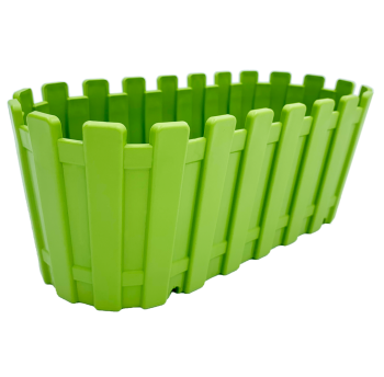 Горшок для цветов балконный Akasya 5,5 л зеленый