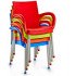 Кресло Irak Plastik Sumela алюминиевые ножки красный