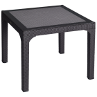 Стіл квадратний Irak Plastik Comfort 90x90 під ротанг темно-коричневий