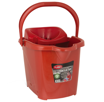 Ведро для уборки Planet №4 15 л красное
