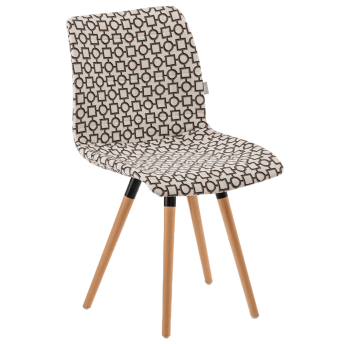 Стілець Tilia Laser-N ніжки букові, сидіння з тканиною ARTCLASS 802