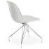 Стул Tilia Eos-X ножки металлические хромированные белая слоновая кость - белая слоновая кость