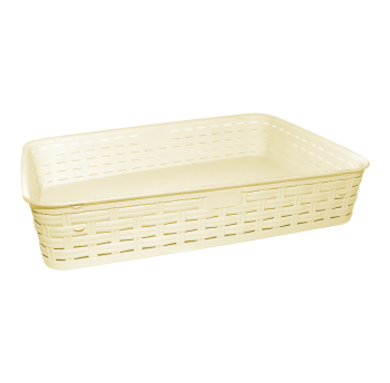 Корзина под ротанг 5,5 л желтая