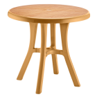 Стол круглый Irak Plastik Royal 80 см тик