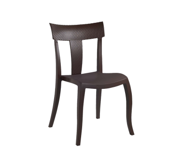 Стілець Papatya TORO-S RATTAN темно-коричневий