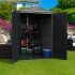 Сарай пластиковый YardMate 171x171x210 см темно-серый