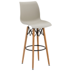 Стілець барний Tilia Laser-V ніжки букові бежевий