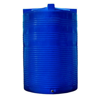 Емкость 10000 л узкая вертикальная двухслойная