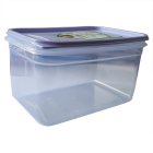 Контейнер Flexy Box прямокутний 1,3 л прозорий кришка бузкова Irak Plastik