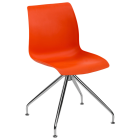 Стул Tilia Lazer-Z ножки хромированные оранжевый