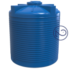 Емкость для хранения воды и жидких удобрений 5000 л вертикальная двухслойная