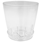 Горщик для орхідеї з піддоном Vanda 1,5 л прозорий