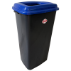 Бак для сортування сміття 70 л Planet "Папір" антрацитовий-синій