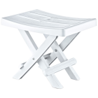 Табурет складной 35x25x28 см белый Irak Plastik