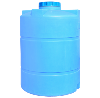 Бочка 2000 л вертикальна ПБ блакитна