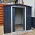 Сарай металевий ECO 202x182x181 см сірий з білим