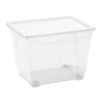 Контейнер Easy 20 л на колесах прозрачный 