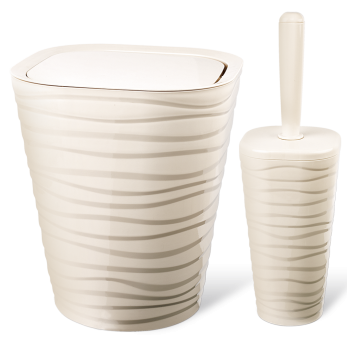 Набор для ванной комнаты Planet Welle 2 предмета кремовый