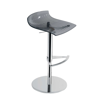 Стул барный Papatya X-Treme B прозрачно-дымчатый