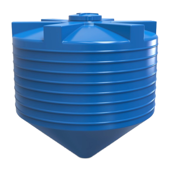 Ємність 6700 л конусна двошарова
