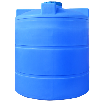 Бочка 4000 л вертикальна ПБ блакитна