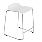 Стул барный Papatya X-Treme Sled белый