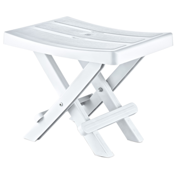 Табурет складной 35x25x28 см белый Irak Plastik